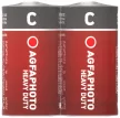 AgfaPhoto Heavy Duty Féltartós Baby Elem C SHRINK S2, C, R14, MN1400, 14G, SUM2, 1,5V, -15°C to 55°C