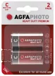 AgfaPhoto Heavy Duty Féltartós Baby Elem C B2, C, R14, MN1400, 14G, SUM2, 1,5V, -15°C to 55°C