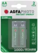 AgfaPhoto Akkumulátor R2U Ceruza 2100mAh B2, AA, HR6, R2U, 1,2V, 0 - 45°C 2100mAh