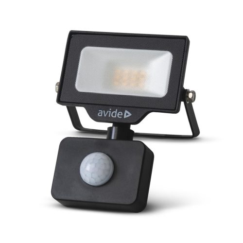 Avide LED Opál Reflektor Slim SMD 10W NW 4000K Mozg.érz. PIR Gyorscsat.