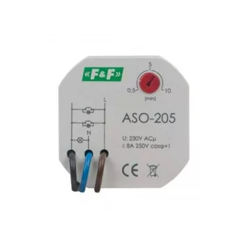   F&F Filipowski - ASO-205 lépcsőházi automata - Lépcsőházi automata 230 V AC szerelődobozba 10A - HD Hungária - ASO-205