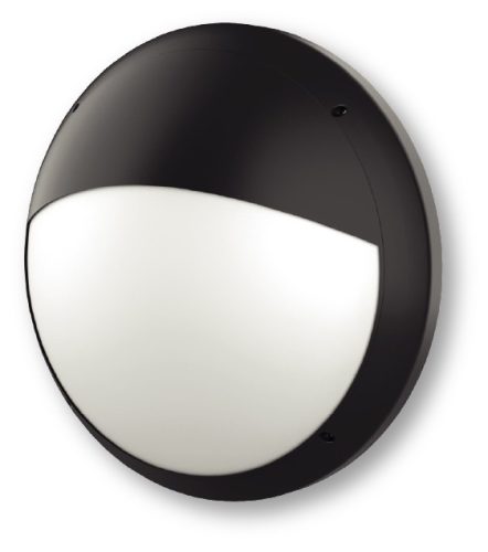 Avide Cseppálló Mennyezeti Lámpa Félárnyékoló Gyűrű 30cm Fekete (AVIDE MARS 20W és 25W-hoz)