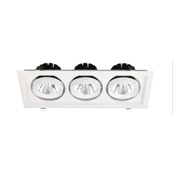   Avide LED Downlight Sein Négyzetes 3x30W IP20 8400lm 20° WW 3000K