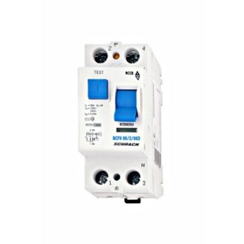   SCHRACK - Hibaáramkapcsoló 10kA, 80A, 2 pólusú, 30mA, AC - BC008203--