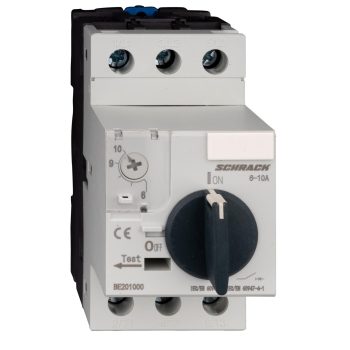   SCHRACK - Motorvédőkapcsoló CUBICO, 3 pólusú, 6-10A - BE201000--
