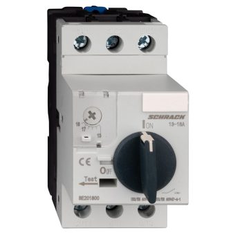   SCHRACK - Motorvédőkapcsoló CUBICO, 3 pólusú, 13-18A - BE201800--