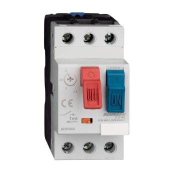   SCHRACK - Motorvédőkapcsoló CUBICO PB, 3 pólusú, 2,5-4A - BE2P0400--