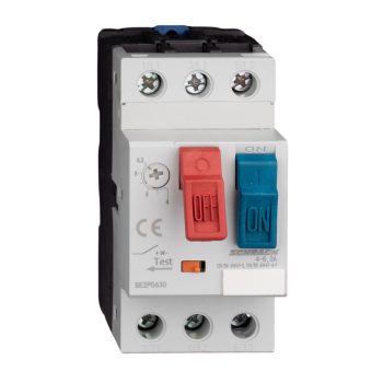  SCHRACK - Motorvédőkapcsoló CUBICO PB, 3 pólusú, 4-6,3A - BE2P0630--
