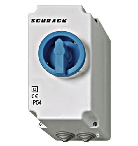 SCHRACK - BE400002 Tokozat BE4 motorvédőkapcsolóhoz IP54 működtető kar+N vezető