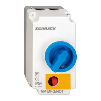   SCHRACK - Tokozat BE4 motorvédőkapcsolóhoz IP54 működtető kar+vész-ki - BE400003--