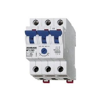   SCHRACK - Motorvédőkapcsoló 0,10-0,16A, 3 pólusú, 3KE - BE400301--