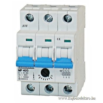   SCHRACK - Motorvédőkapcsoló 25,0-40,0A, 3 pólusú, 3KE - BE400313--