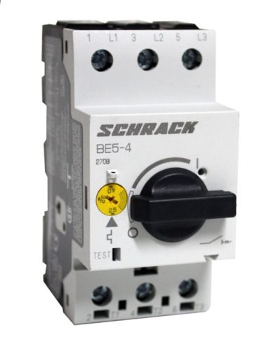 SCHRACK-BE504000 Motorvédőkapcsoló 2,5-4,0A, 3 pólusú