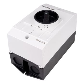   SCHRACK - Tokozat BE5 motorvédőkapcsolóhoz IP65, fekete működtető kar - BE599654--