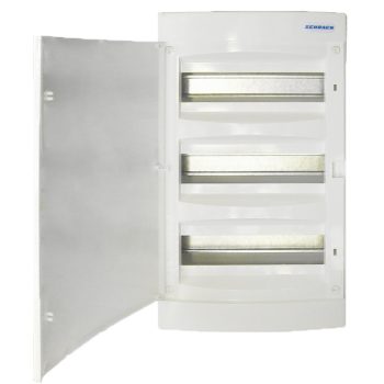   SCHRACK - Falonkívüli kiselosztó 3 soros, 36KE, teli ajtó - BK080153--