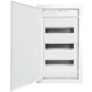   SCHRACK - Süllyesztett kiselosztó gipszkartonba 36+6 KE, 3 sor, teljes - BK0850532-