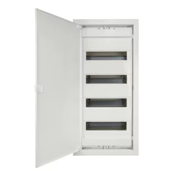   SCHRACK - Süllyesztett kiselosztó gipszkartonba 48+8 KE, 4 sor, teljes - BK0850542-