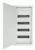 SCHRACK - Süllyesztett kiselosztó gipszkartonba 48+8 KE, 4 sor, teljes - BK0850542-