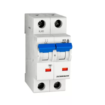   SCHRACK - Kismegszakító, C 32A, 2 pólusú, 6kA - BM617232--