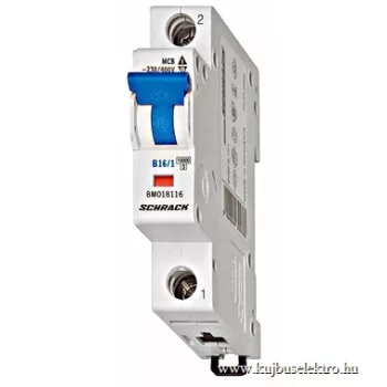   SCHRACK - Kismegszakító, B 6A, 1 pólusú, 6kA - BM618106--