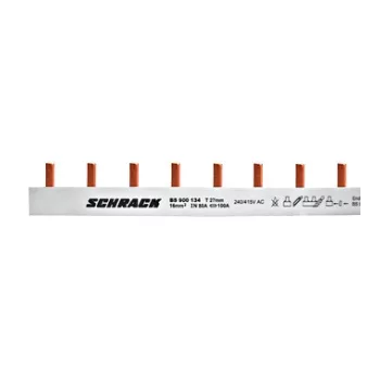   SCHRACK - Nyelves sínezés Neozed aljzathoz, 3 pólusú, 16mm², 1m For D02-sockets, Tytan II, Coron II - BS900134--