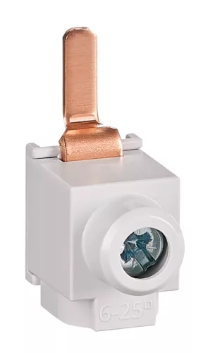SCHRACK - Csatlakozó kapocs, nyelves, egyenes bekötés, 6‑25mm², rövid Connection terminals for connection in terminals, also in conjunction with busbars in terminals of protective devices, with insula