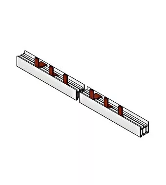 SCHRACK - Nyelves sínezés D02 aljzathoz, 3P, 16mm², 1m D02 aljzatokhoz, Tytan II, Coron II - BS927134--