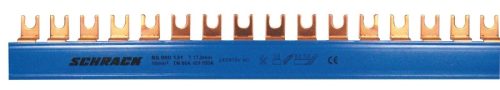 SCHRACK - BS990131 Villás sínezés, N vezető, 16mm², 1m