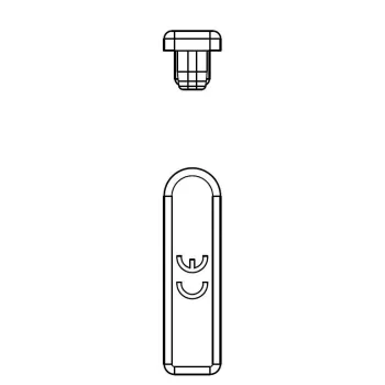   SCHRACK - Véglap 1 pólusú sínezéshez, 10-16mm² End-cap for isolation on the ends of bthe bausbars - BSB00108--