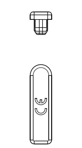 SCHRACK - Véglap 1 pólusú sínezéshez, 10-16mm² End-cap for isolation on the ends of bthe bausbars - BSB00108--