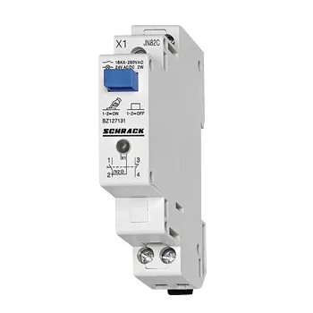   SCHRACK - Sorbaépíthető kapcsoló, 2z, 16A + LED 230V AC/DC 1KE - BZ117121--