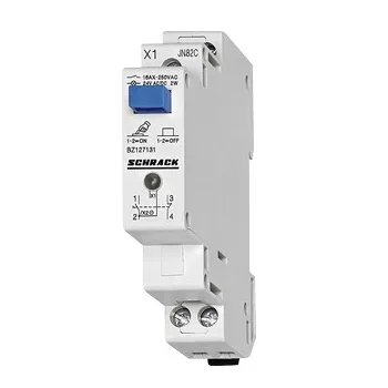   SCHRACK - Sorbaépíthető kapcsoló, 1z+1ny, 16A + LED 230V AC/DC 1KE - BZ117131--