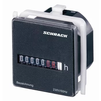   SCHRACK - Üzemóra számláló 48x48, IP54, 230V AC, 50Hz - BZ326414-A