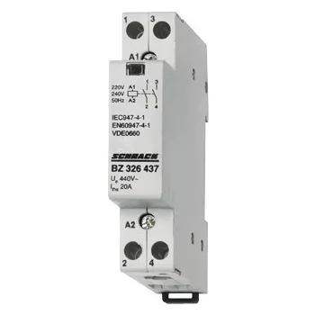   SCHRACK - Sorbaépíthető mágneskapcsoló 20A, 2z, 230V AC 1KE - BZ326437--