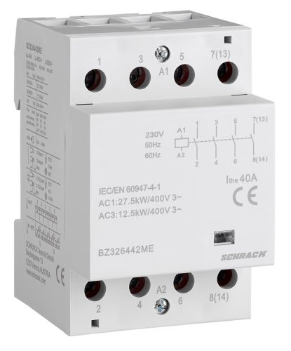 SCHRACK-BZ326442ME AMPARO sorbaépíthető mágneskapcsoló 40A, 4z, 230V AC 3KE