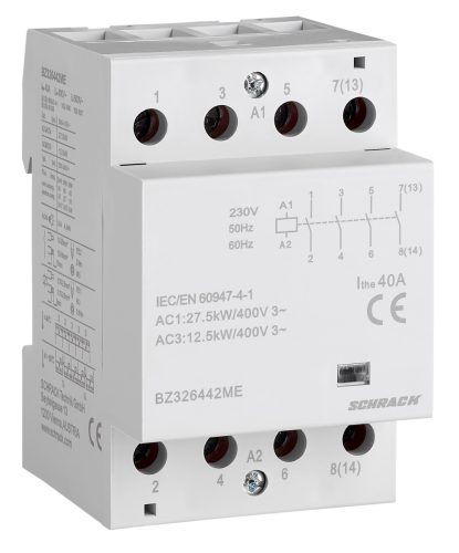 SCHRACK - BZ326442ME AMPARO sorbaépíthető mágneskapcsoló 40A, 4z, 230V AC 3KE