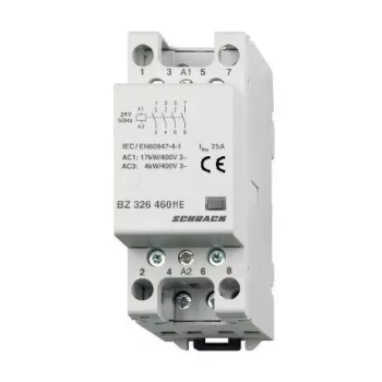   SCHRACK - AMPARO sorbaépíthető mágneskapcsoló 25A, 4z, 24V AC 2KE - BZ326460ME