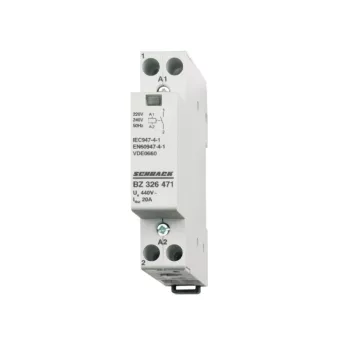  SCHRACK - Sorbaépíthető mágneskapcsoló 20A, 1z, 230V AC 1KE - BZ326471--