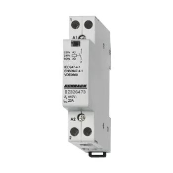   SCHRACK - Sorbaépíthető mágneskapcsoló 25A, 1z, 230V AC 2KE - BZ326473--