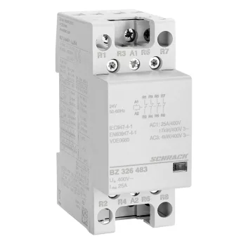   SCHRACK - Sorbaépíthető mágneskapcsoló 25A, 4ny, 24V AC 2KE - BZ326483--