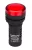 SCHRACK - Kompakt jelzőlámpa, LED, 230V AC/DC, piros - BZ501215-B