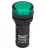 SCHRACK - Kompakt jelzőlámpa, LED, 230V AC/DC, zöld - BZ501218-B