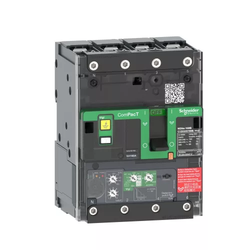 SCHNEIDER C11E44V025B - NSXm100E 16kA AC 4P 25A 4.1 kbl.csat
