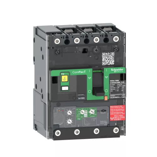 SCHNEIDER C11F34V100B - NSXm100F 36kA AC 3P 100A 4.1 kbl.csat