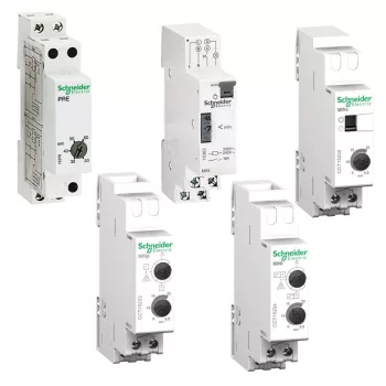  SCHNEIDER CCT15233 - ACTI9 MINp lépcsőházi időrelé, 0.5-20 perc, kikapcsolási figyelmeztetéssel