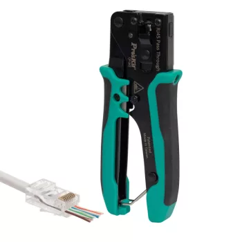   SOMOGYI ELEKTRONIC - CP-342 - Gyorskrimpelő fogó, profi, UTP-RJ45-8P8C