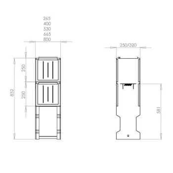 CSP71000019 - L80/32 lábazat - CSATÁRI PLAST