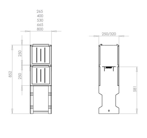 CSP71000022 - L53/25 lábazat - CSATÁRI PLAST