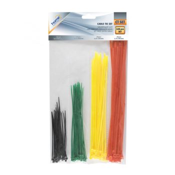   SOMOGYI ELEKTRONIC - CT SET - Kábelkötegelő szett, színes, 100db