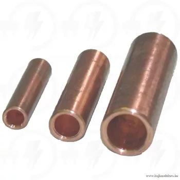 VÖ 240-26/21 vörösréz összekötő, toldóhüvely